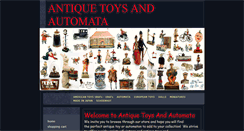Desktop Screenshot of antiquetoysandautomata.com